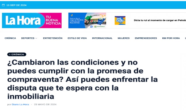 ¿Cambiaron las condiciones y no puedes cumplir con la promesa de compraventa?
